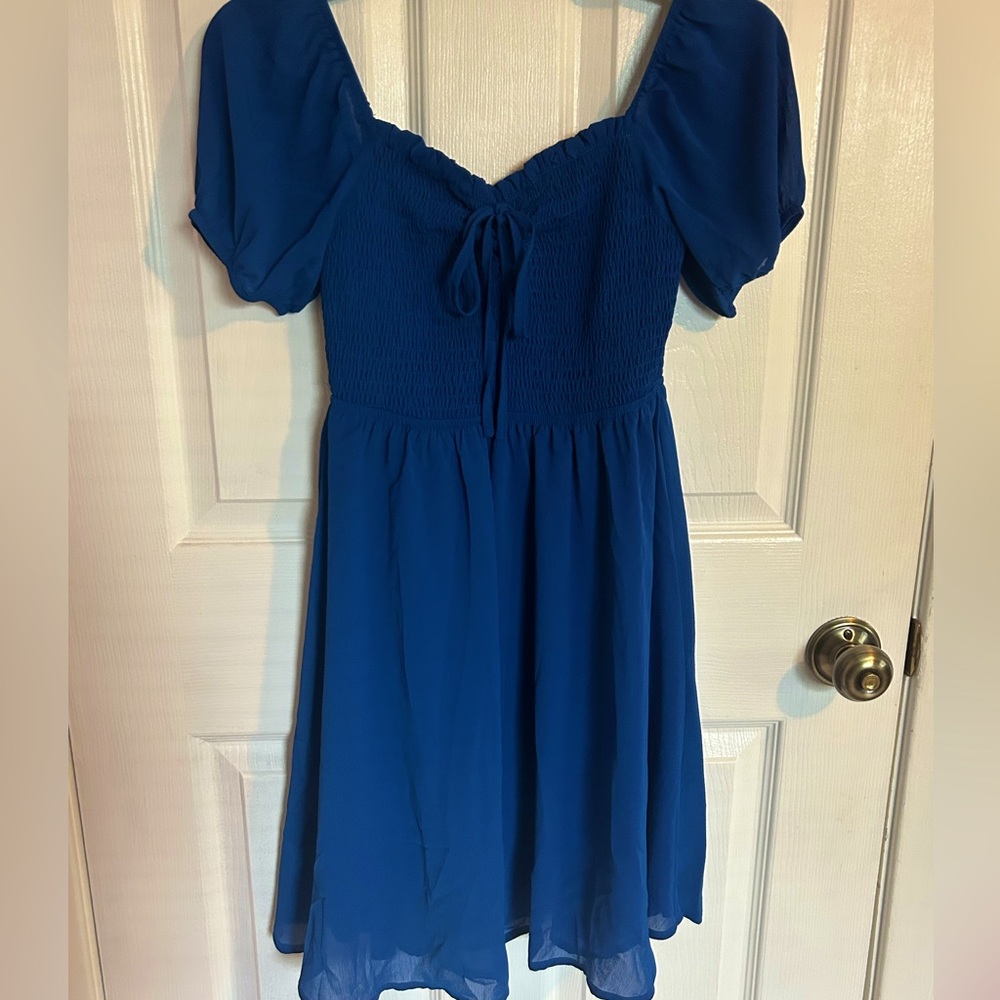 Byinns Women's Sweetheart Neckline Dress